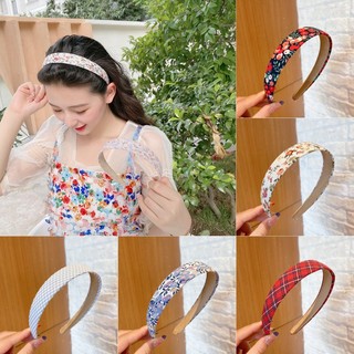 Băng đô Bờm cài tóc in họa tiết, cài tóc vintage, bờm tóc, xược tóc vintage đơn giản-LPERM