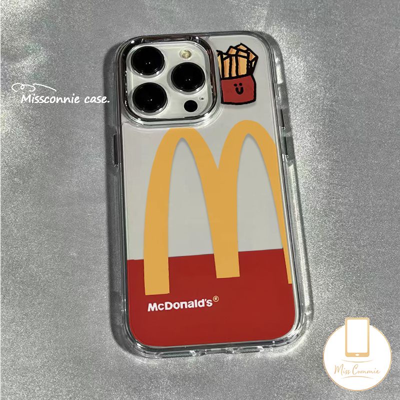 Thời Trang Ốp Điện Thoại Hình Mcdonald 'S Cho iphone 11 x 7plus 8plus xs max xr 15 14 13 12 pro max 15 6 7 6s 8 plus se 2020