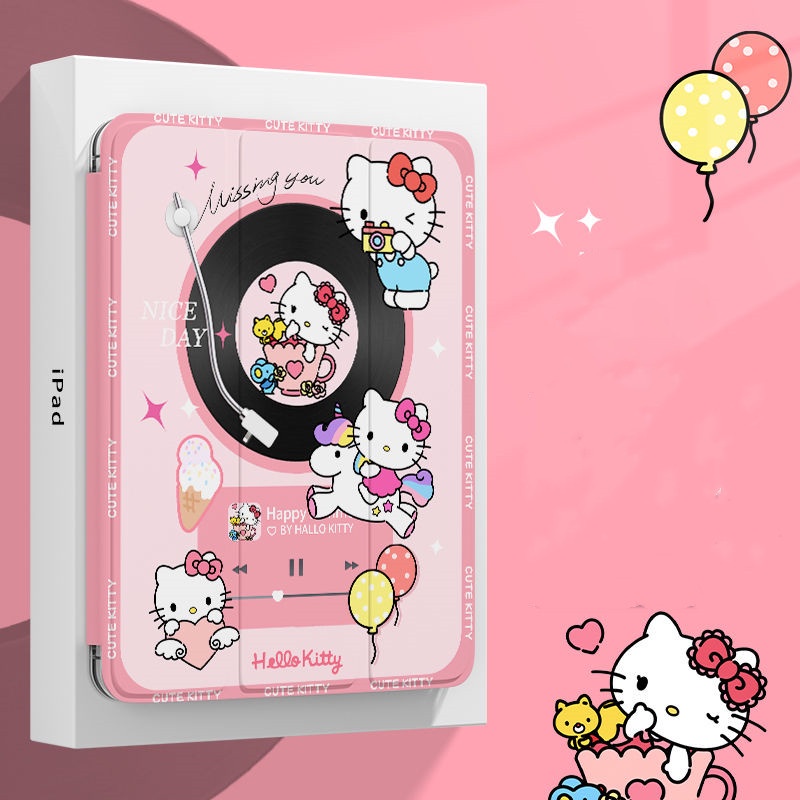 Dễ Thương Ốp Máy Tính Bảng Mềm Họa Tiết Hoạt Hình Có Ngăn Đựng Bút Cho ipad gen10 7 / 8 / 9 air4 / air5 pro11 "pro12.9" mini6