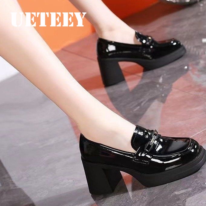 UETEEY  giày búp bê Mary Jane Lolita Đế da mềm đế êm thời trang Nhẹ nhàng Tiện lợi Hiện đại Độ bền cao Bảnh bao FLF23B0PWV 46Z231118
