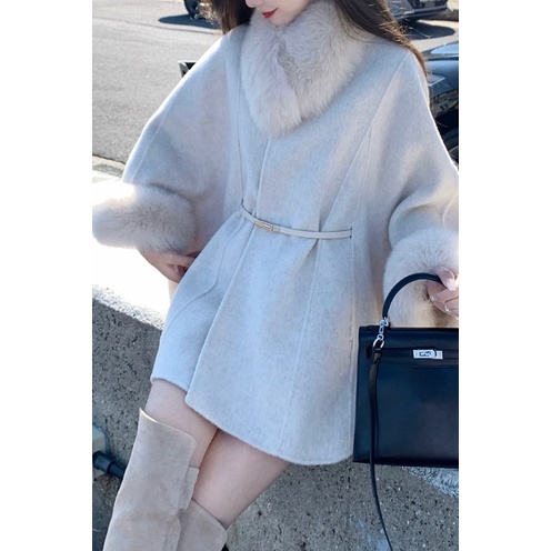 Áo Choàng Len Hai Mặt Phong Cách Mới 2023