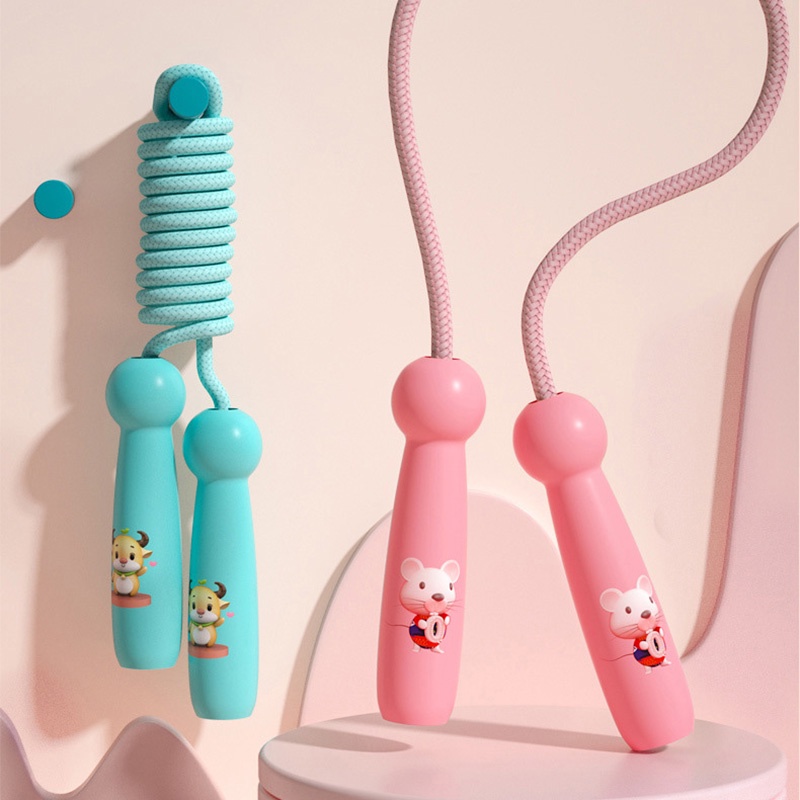 Youyou Dây Nhảy Trượt Tuyết Thắt Nút Bền Bỉ Hoạt Hình Có Thể Điều Chỉnh Độ Dài Dành Cho Trẻ Em Và Người Mới Bắt Đầu