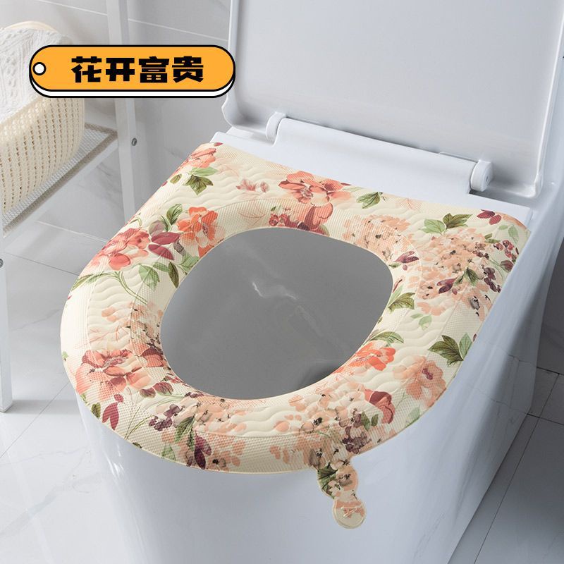 Miếng Lót Bồn Cầu Bằng Xốp eva Chống Nước Giữ Ấm Bốn Mùa Phong Cách Mới 2023