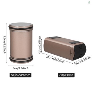 Rolling Knife Sharpener - Quick and Easy to Sharpen Kitchen Knives, Chef Knife Set, Scissors