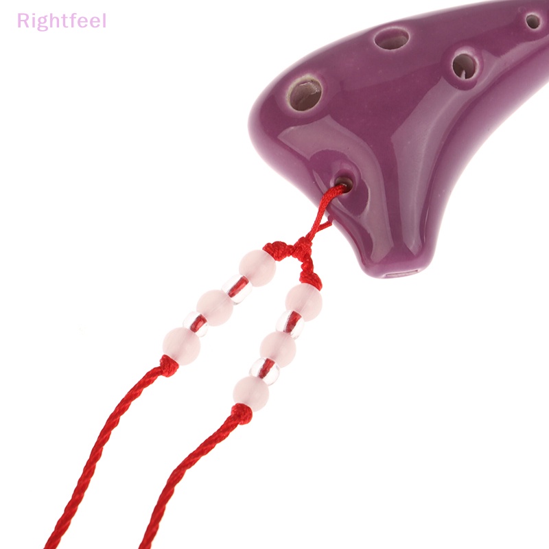 1 Sáo ocarina Gốm Sứ 6 Lỗ Kèm Dây Đeo Dành Cho Người Mới Bắt Đầu