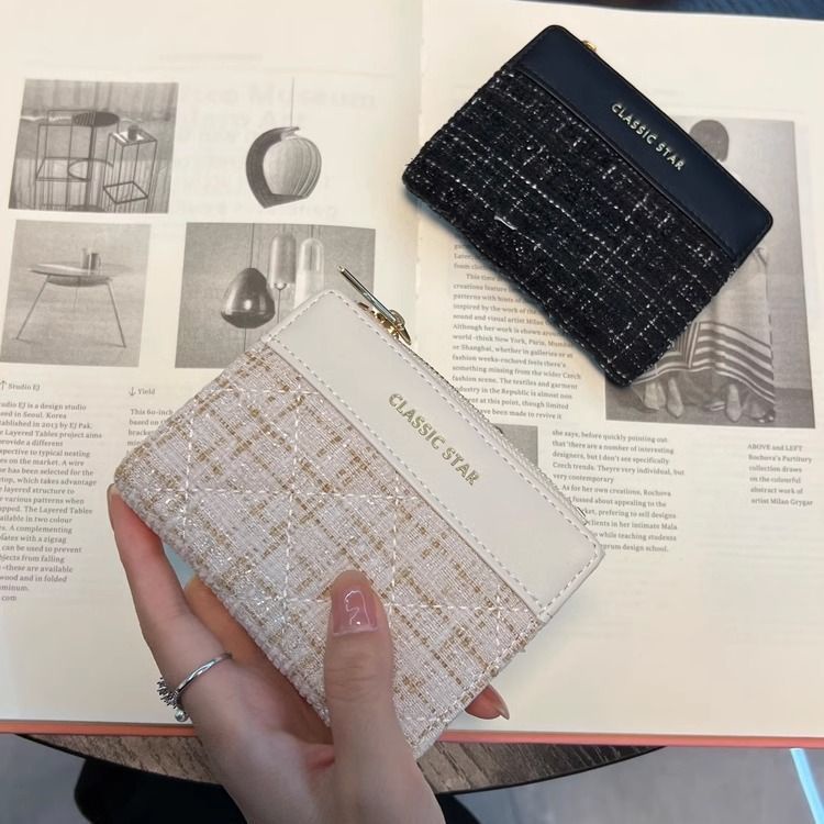 Ví Nữ Dáng Ngắn Có Khóa Kéo Thời Trang Cao Cấp