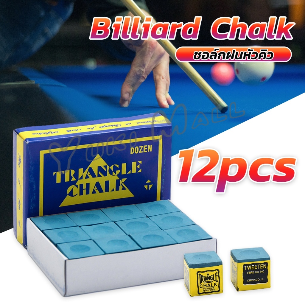 Yuki Cue Tip Phấn Mưa Xanh 12 Miếng Mỗi Hộp Bi-a
