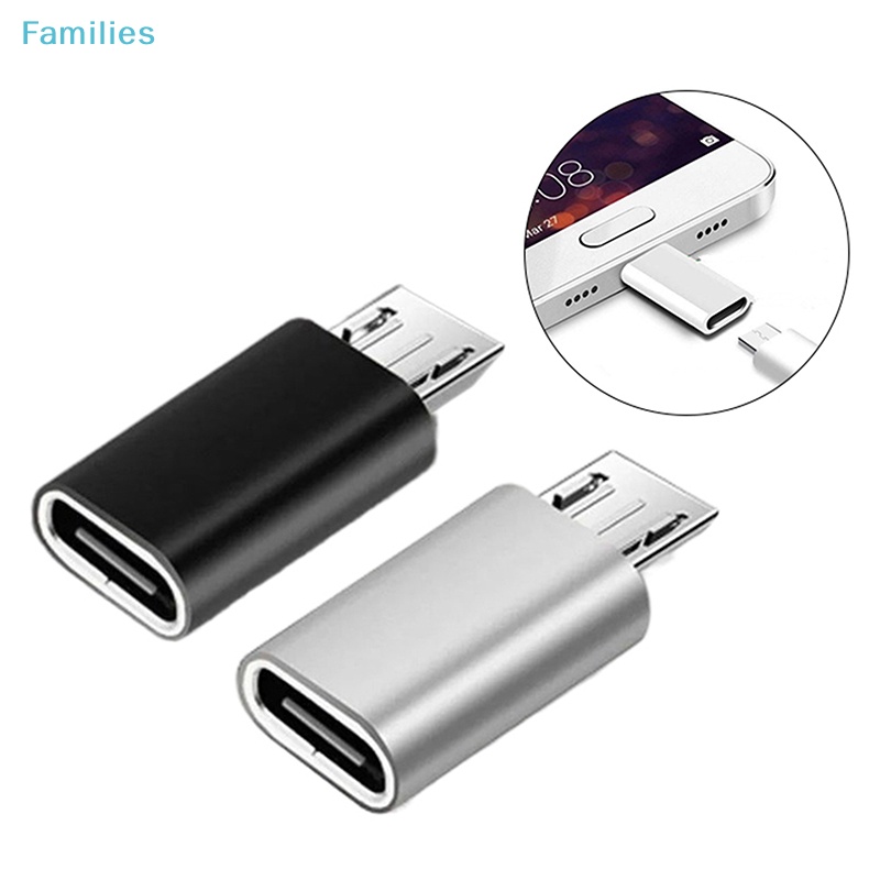 Đầu Chuyển Đổi Cáp Sạc type c Sang micro usb Cho Điện Thoại android Mới