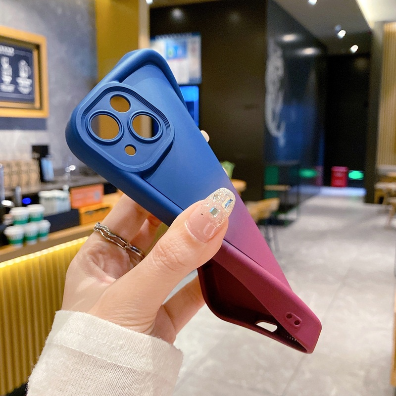 Ốp Điện Thoại Silicon Màu gradient Cho huawei honor 90 lite 70 x9b x9a x7a x7 x8 x9 4g 5g