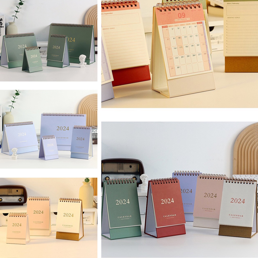 Lịch 2024 Để Bàn Kích Thước s / m / l