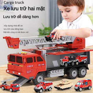Bộ đồ chơi lắp ráp xe cứu hỏa / xe cứu hỏa cỡ lớn đa năng vui nhộn cho bé