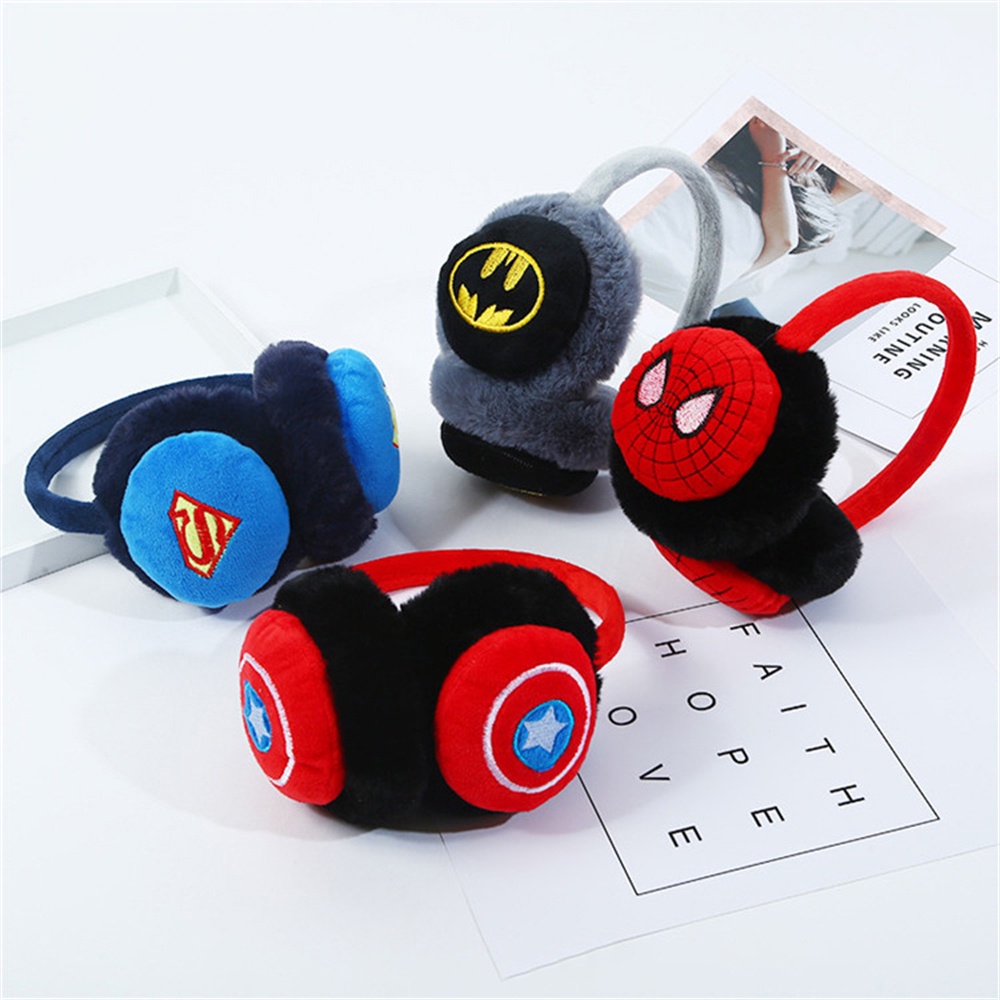 Trẻ em Bé Trai Bé Gái Bịt Tai Nhiều Màu Nút Bịt Tai Ấm Áp Mùa Đông Lông Tơ Mềm Quà Tặng flash12_vn