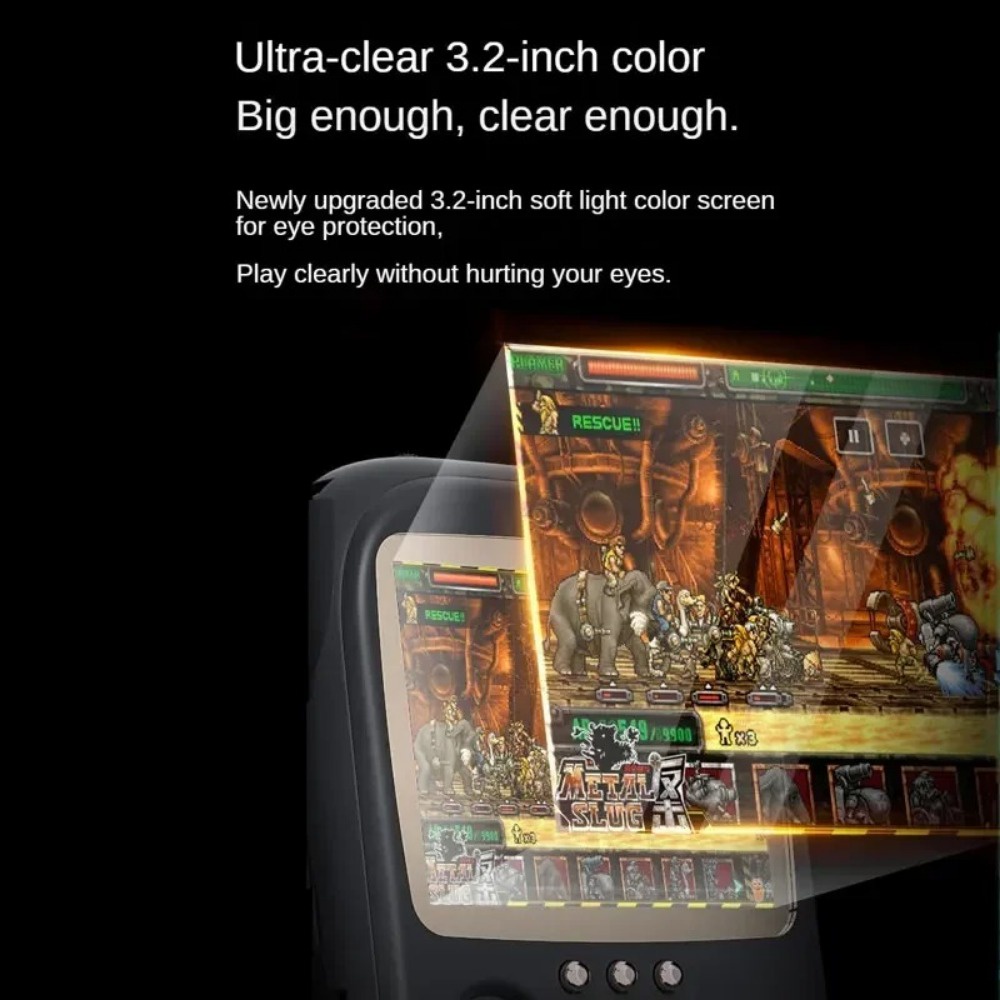 Máy Chơi game Cầm Tay Màn Hình lcd 3.2 inch 10000. 6000mahMáy Chơi game retro 2 Người Chơi Hỗ Trợ 2 Người Chơi