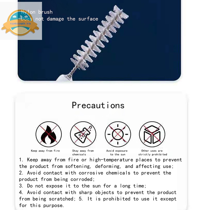 Bộ 10-40 Cọ nylon Dùng Vệ Sinh Bàn Phím Máy Tính Có Thể Tái Sử Dụng vn