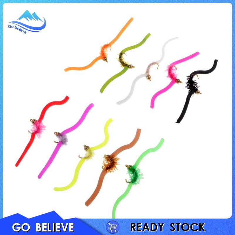 Bộ 5 Mồi Câu Cá An juan Triout Sâu Loại Ruồi 1