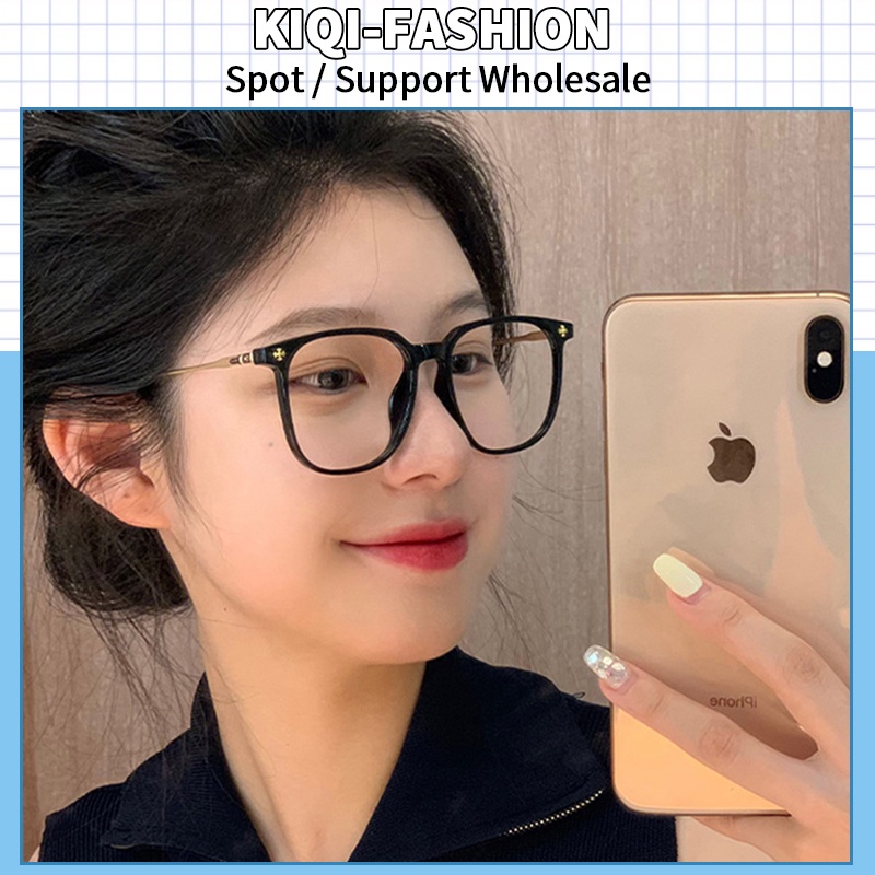 (KIQI-FASHION) COD Thời Trang Kính Mát Gọng Vuông TR90 Chống Tia Bức Xạ Cho Cả Nam Và Nữ