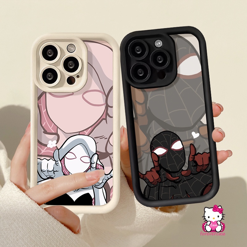 Dễ Thương Ốp Điện Thoại Mềm Hình Người Nhện Cho realme c35 c53 c55 c51 c25y c15 c25 c20a c21y c33 c31 c17 c30 c12 c11 c21 8i 7i 11 5i 9i 6i 5s c20 Bộ Đồ Chơi Bảo Vệ An Toàn Cho Bé