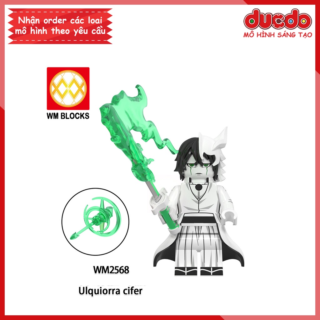 Minifigures nhân vật Anime Bleach Sứ Mệnh Thần Chết Ichigo Renjin Gin - Đồ chơi Lắp ghép Xếp hình Mini Mô hình WM6164