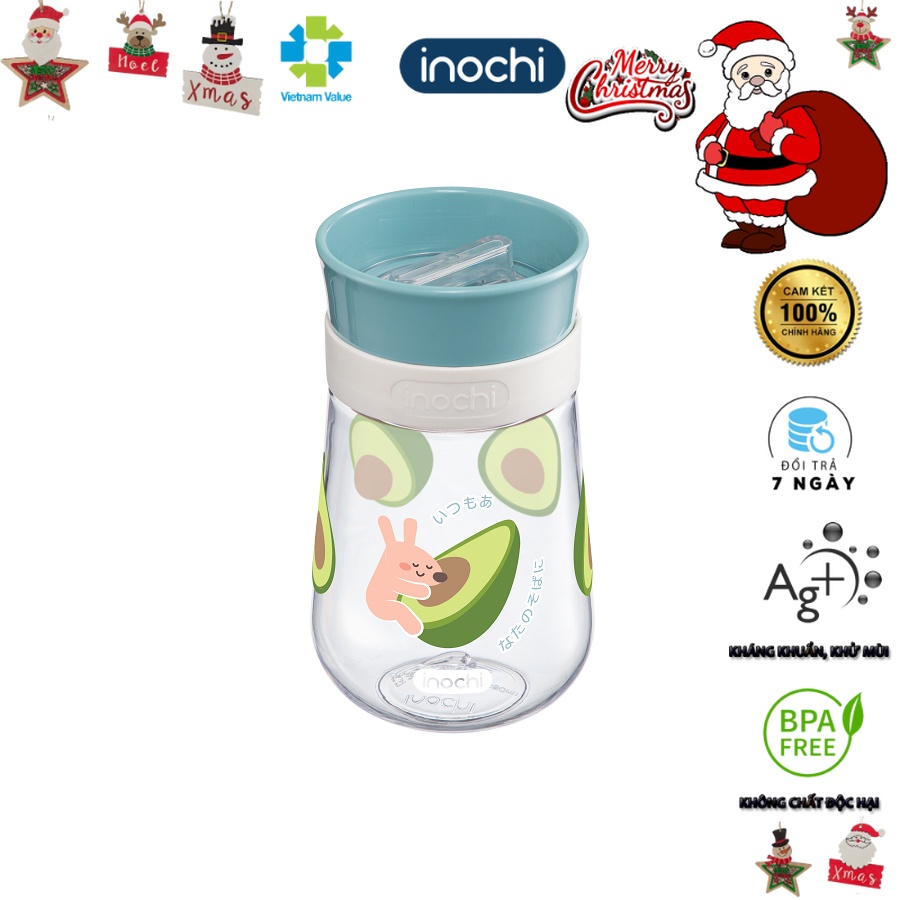 Bình tập uống thông minh Goki Circle 350ml - Chính hãng inochi - chất liệu nhựa cao cấp,an toàn cho trẻ nhỏ.