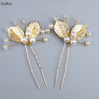 Phụ Kiện Cài Tóc Hình Chiếc Lá Đính Pha Lê handmade