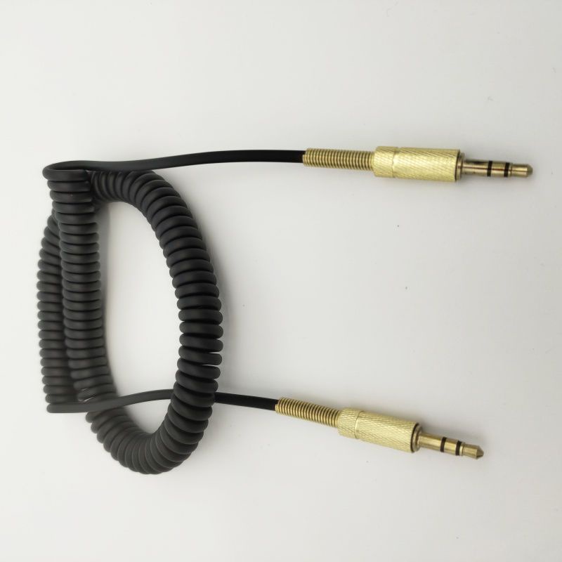 Dây Cáp Lò Xo Thu Âm Thanh aux 3.5Mm Chất Lượng Cao 3m