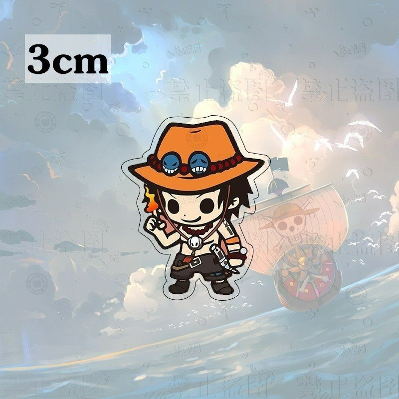 MÔ HÌNH Standee ONE PIECE ĐẢO HẢI TẶC ver MẮT ĐEN anime tượng mica trong acrylic chibi trong xinh xắn