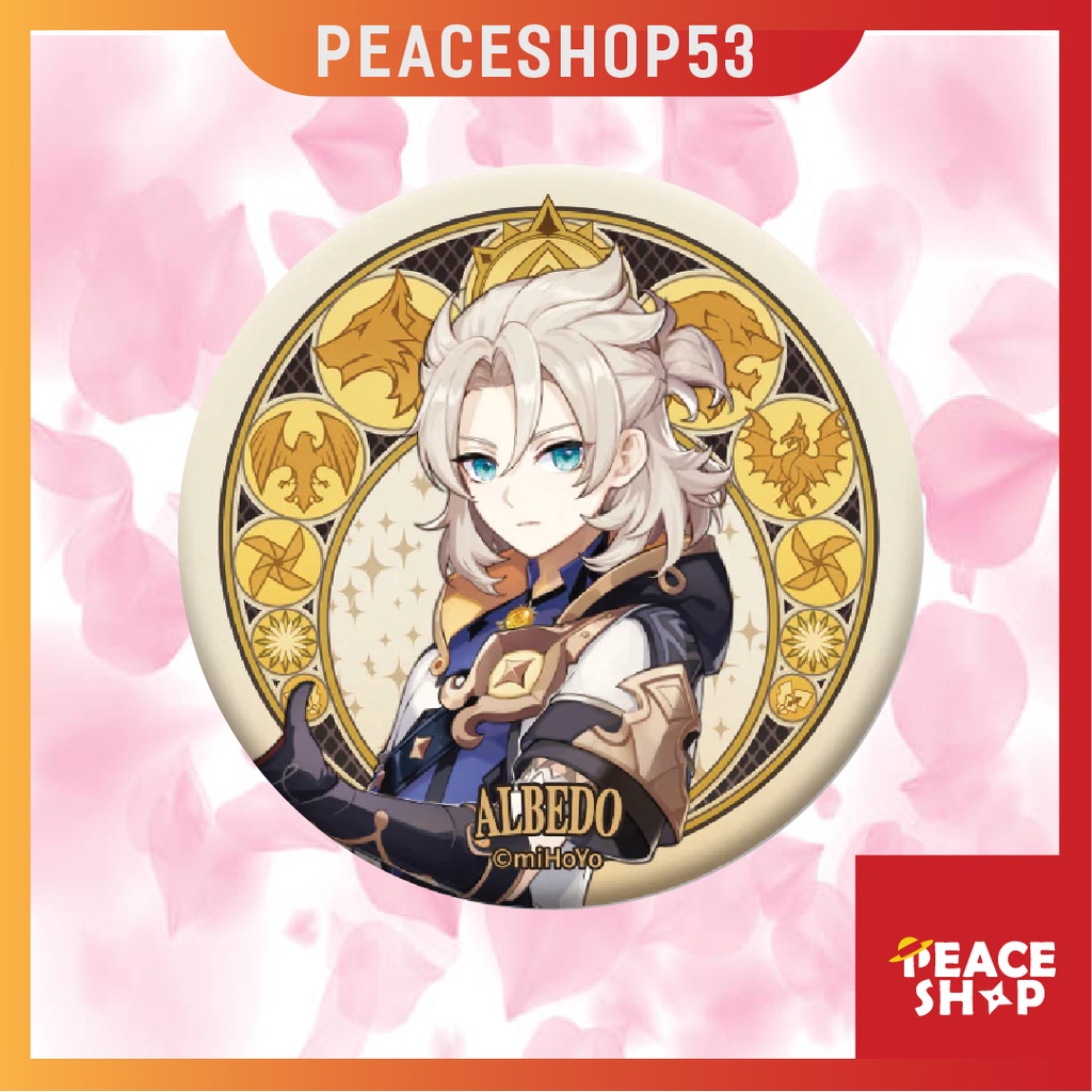 Huy hiệu Genshin Impact Mondstadt Lấp Lánh Huy Hiệu Game Genshin Impact Phụ Kiện Anime Manga Ver 9 HH12