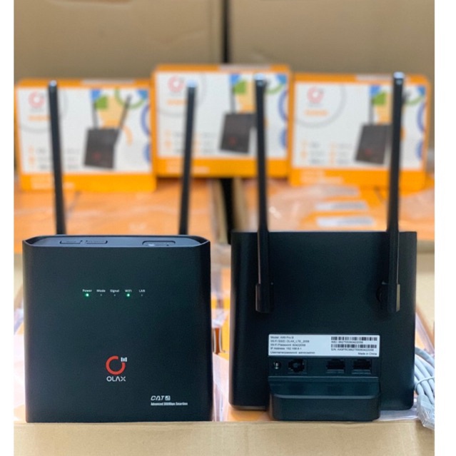 Bộ Phát Wifi Bằng Sim 4G Olax AX9 Pro B Dùng Điện Trực Tiếp  Và Kèm Dùng Pin 4000mah