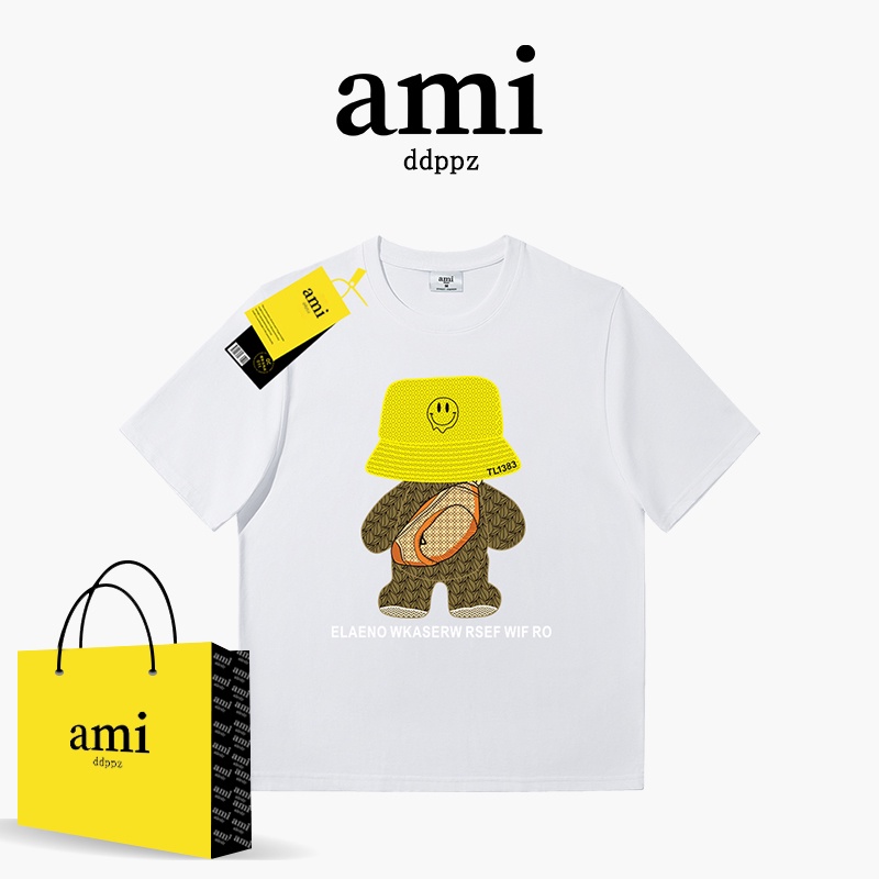 Áo Thun Cổ Tròn In Họa Tiết Bằng Vải cotton Thời Trang Mùa Hè Hàng Mới Dành Cho Nam Nữ