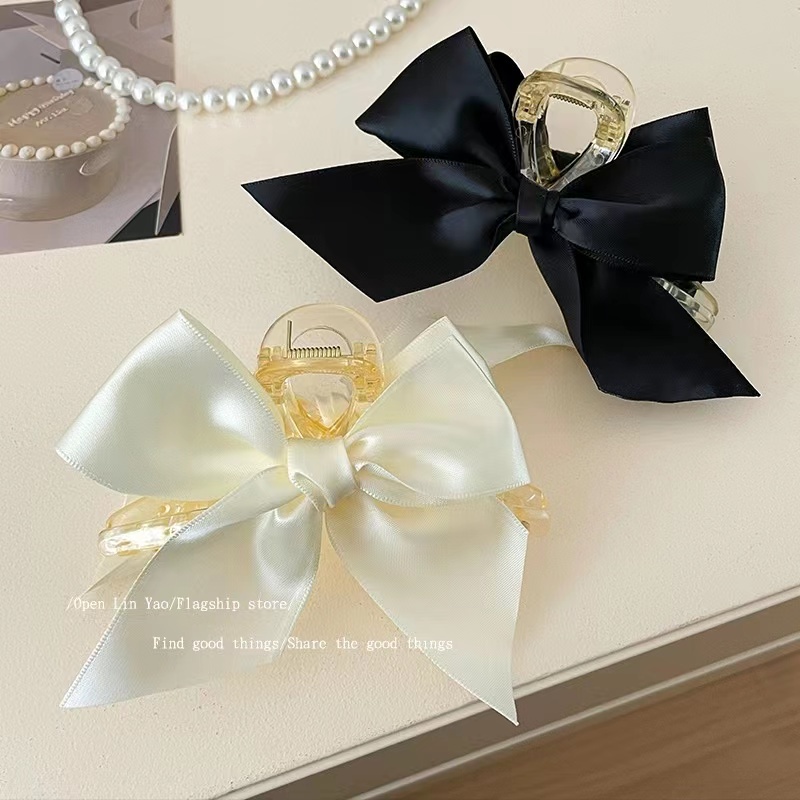 Kẹp Tóc Nơ satin Cao Cấp Thời Trang Cho Nữ