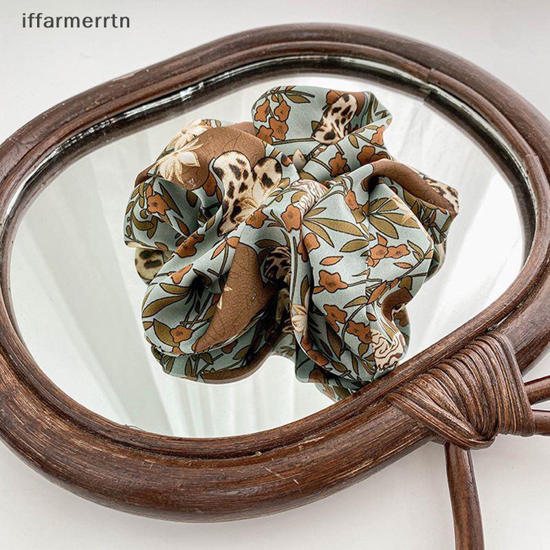 Dây Cột Tóc In Họa Tiết Hoa Phong Cách Pháp Thời Trang Mùa Hè 2023 Mới Cho Nữ