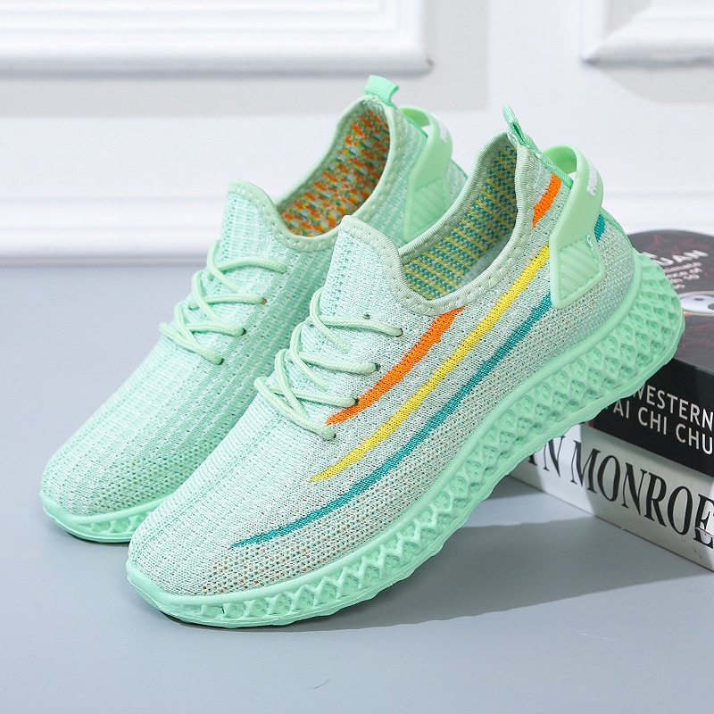 Qualitell Store Giày Thể Thao Đế Mềm Siêu Nhẹ Phối Lưới Thoáng Khí Thời Trang Xuân Hè 2023 Cho Nữ