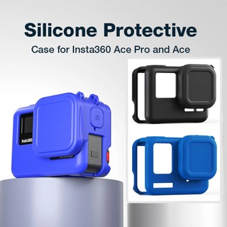Silicone Ốp Điện Thoại Silicon Bảo Vệ Ống Kính Máy Ảnh Cho insta360 ace pro insta360 ace