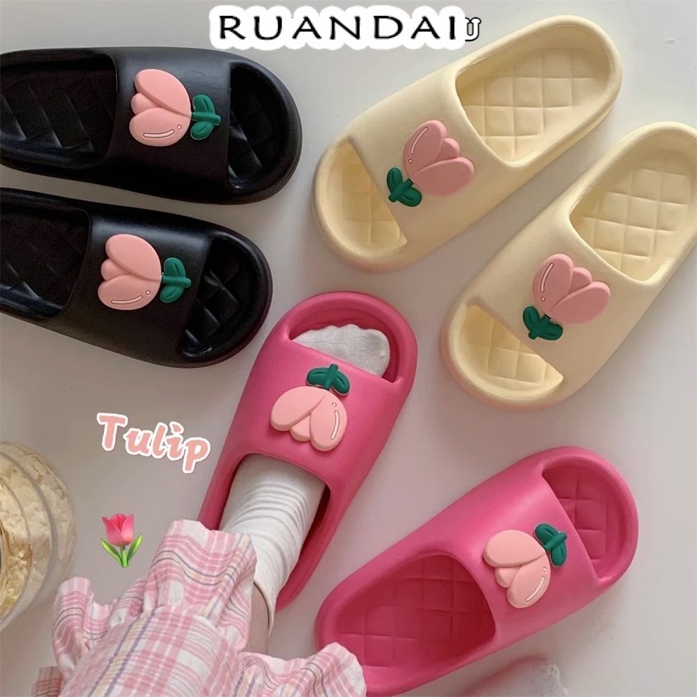 RUANDAI dép đi trong nhà bánh mì dép Đàn hồi tốt Thời thượng Sang trọng Thể thao và thời trang FYT23A0O0P 42Z231019