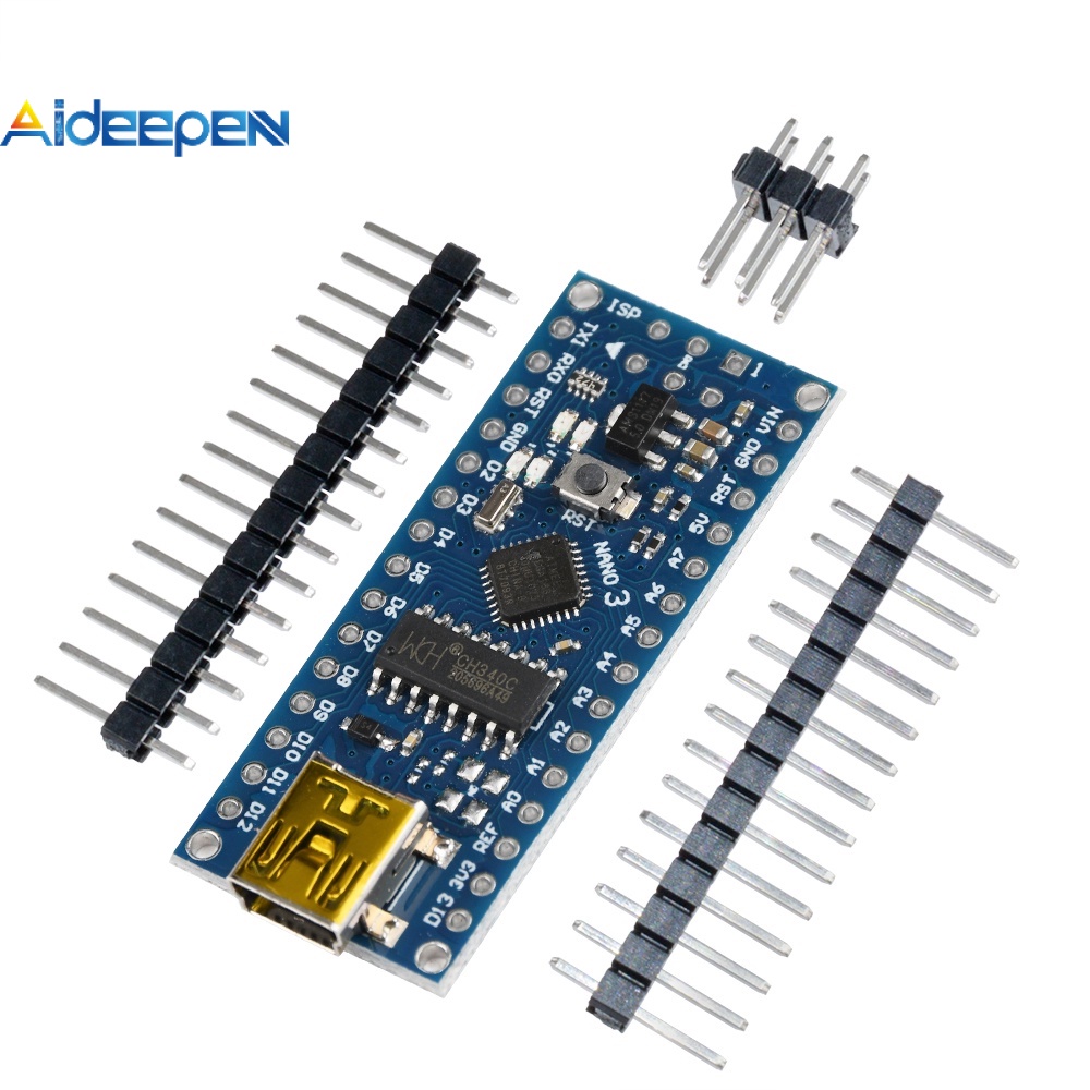 Aideepen [Vận Chuyển] Bảng Mạch Chủ mini arduino nano v3.0 ch340c atmega168 Giao Diện usb Không Hàn