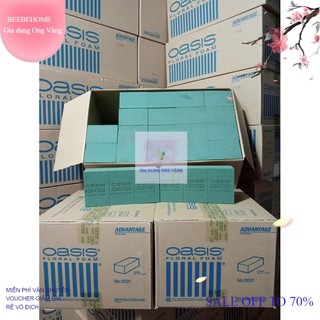 Xốp xanh cắm hoa tươi, hoa sáp, mút xốp oasis advantage loại 1