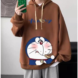  M-5XL Áo khoác áo hoodie sweater nỉ siêu rẻ phù hợp nam nữ rộng thoải mái 2024 NEW In Hình Doraemon Thời Trang Mùa Thu Cho Nam 