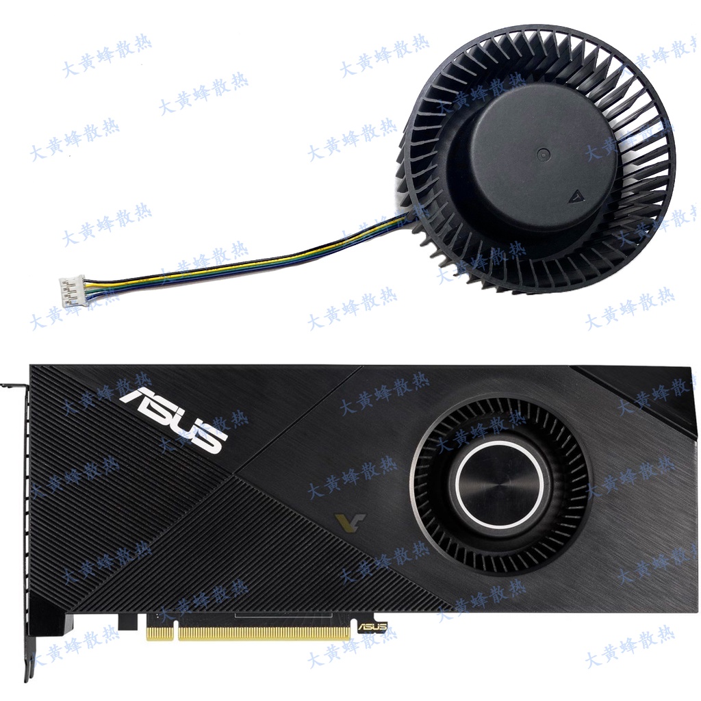 ASUS / ASUS RTX2060 2070 2080 2080ti TURBO Phiên bản công khai Quạt làm mát thẻ đồ họa