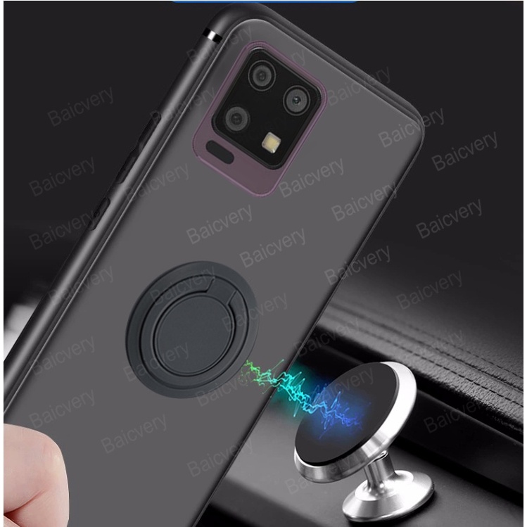 Ốp Điện Thoại Silicon Mềm Có Nhẫn Đỡ Cho Sharp Aquos Sense 6 Sense6 SH-54B SHG05 / ZERO 6 Zero6 SHG0