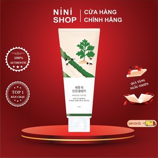  Sữa Rửa Mặt Chiết Xuất Ngải Cứu Làm Dịu Da Round Lab Mugwort Calming Cleanser 150ml - ninishop 