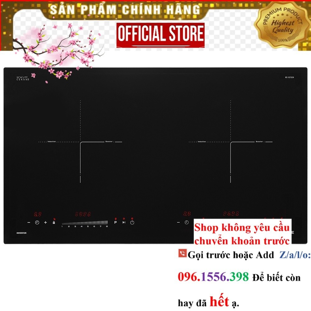Bếp từ 2 vùng nấu Hafele HC-I2732A 536.61.726 |P&G