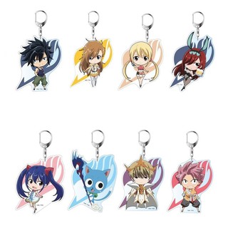 Móc khóa mica fairy tail anime manga nhật bản phụ kiện trang trí túi xách balo