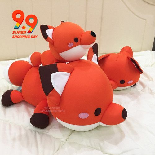 Thú Nhồi Bông Hình Chú Cáo Mềm Mại Không Chứa Lông Nano