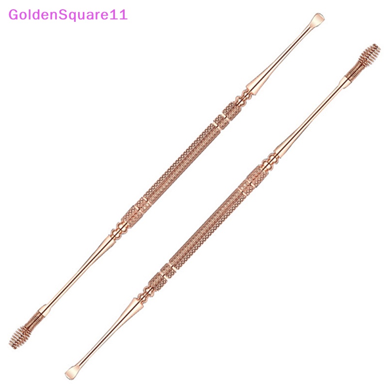 Dụng Cụ Lấy Ráy Tai Bằng Thép Không Gỉ Hai Đầu Màu Vàng vn