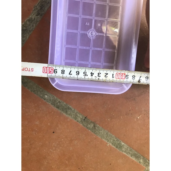 Khay nhựa trắng cứng 3 size đựng đồ dùng học tập, đựng giấy A4, cho gà chim tắm và ăn