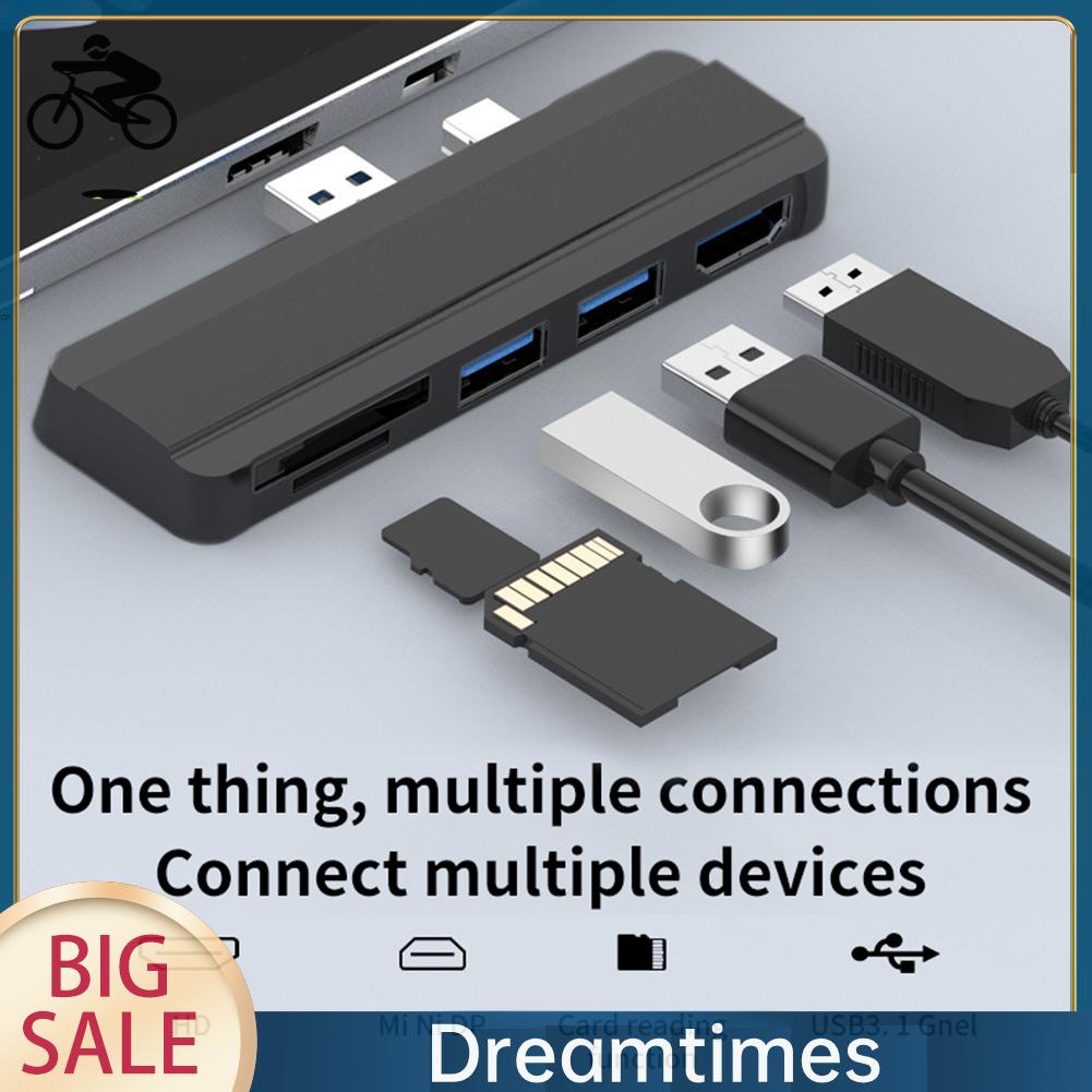 Bộ Chia Cổng usb 3.0 tf hdmi 4k dreamtimes1.vn Cho surface pro 6 pro 5 pro 4 hub