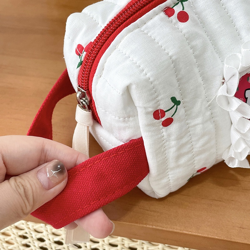 Dễ Thương Túi Đựng Đồ Trang Điểm Cỡ Lớn Có Khóa Kéo Họa Tiết Hoạt Hình Đáng Yêu