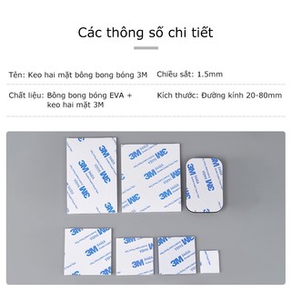 Miếng Dán Keo 2 Mặt 3M Siêu Dính MADIS