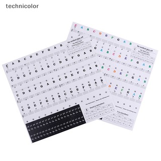 Sticker dán bàn phím đàn piano điện tử 54 61 88 phím