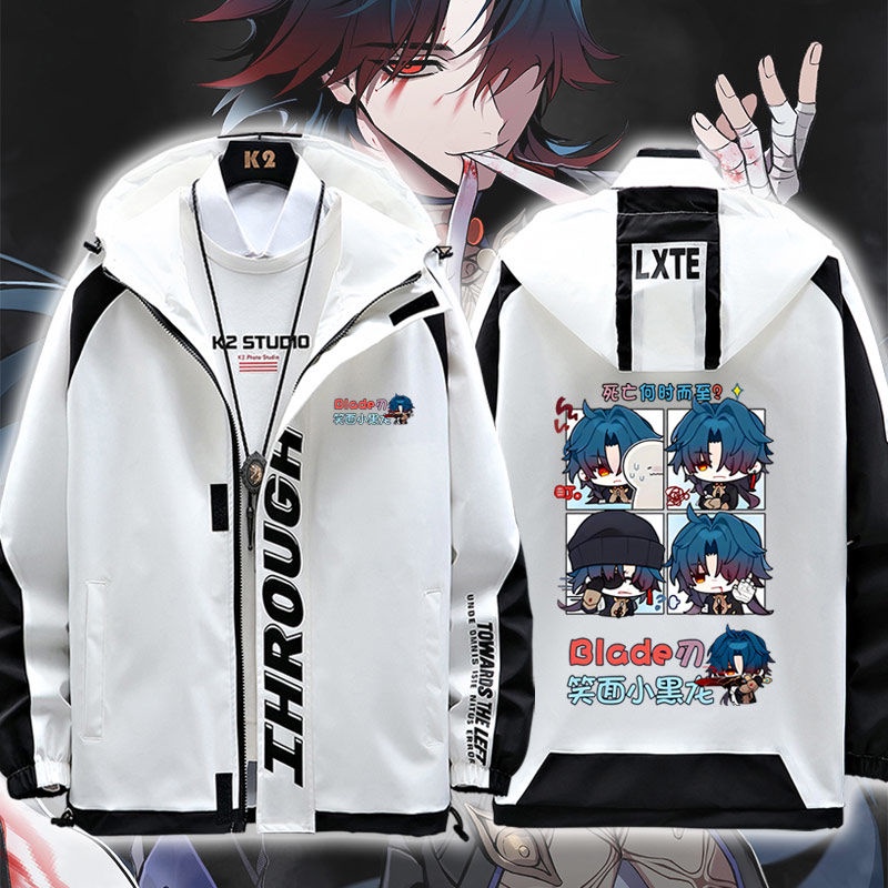 Honkai: Star Rail Blade Luocha Silver wolf neighbor cartoon homo emoticon package clothes men and women jacket coat